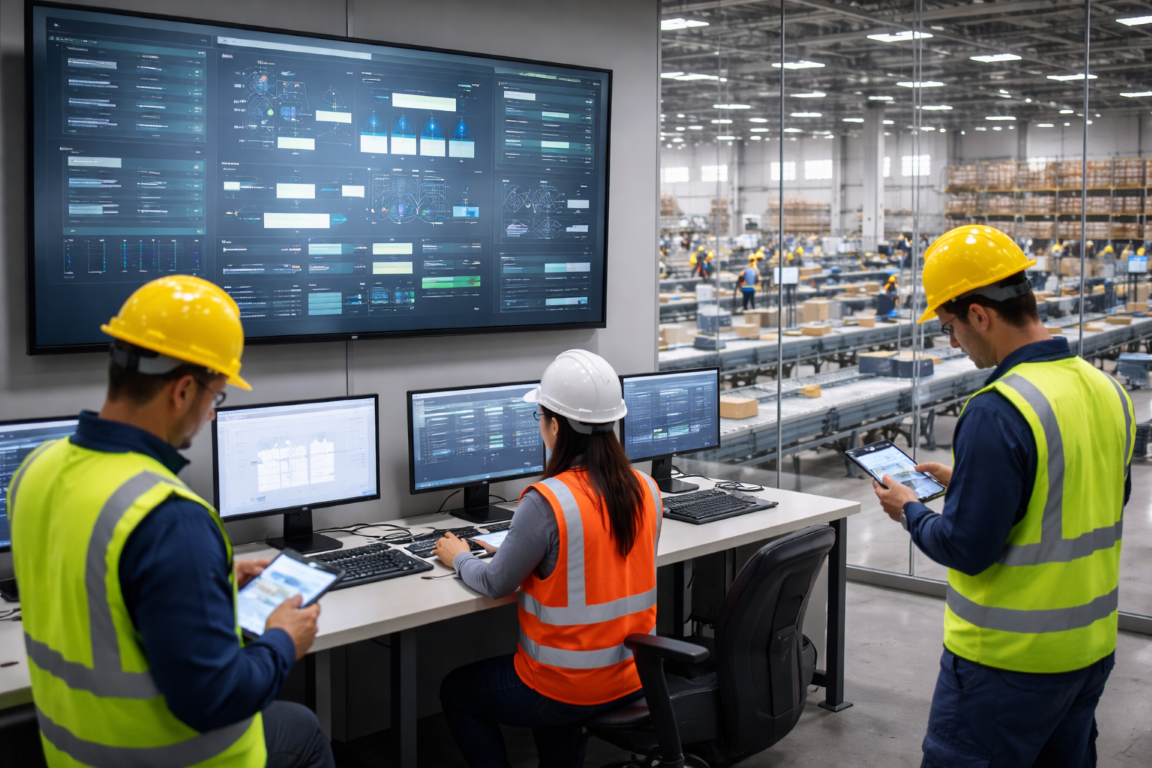 WCS na prática e orquestração em tempo real no armazém